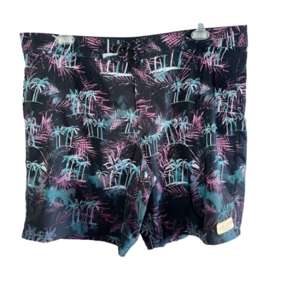 Jacks Surfboard Boardshorts Sz 38 Palm  Design 9.5” Inseam - Picture 1 of 9